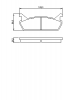 BOSCH 0986461146 Комплект тормозных колодок, диско