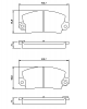 BOSCH 0 986 463 490 Комплект тормозных колодок, диско