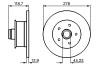 BOSCH 0 986 478 136 Тормозной диск