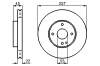 BOSCH 0 986 478 638 Тормозной диск