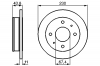 BOSCH 0 986 478 727 Тормозной диск