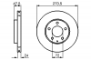 BOSCH 0 986 479 034 Тормозной диск