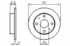 BOSCH 0 986 479 119 Тормозной диск