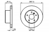 BOSCH 0 986 479 146 Тормозной диск
