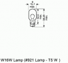OSRAM 921 Лампа W16W 12V 16W W2.1x9.5d