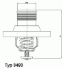 WAHLER 3483.89D Термостат, охлаждающая жидкость