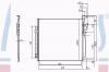 NISSENS 940010 Конденсатор, кондиционер