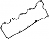 REINZ 71-35007-00 Прокладка, крышка головки цилиндра