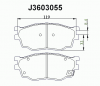 NIPPARTS J3603055 Комплект тормозных колодок, диско
