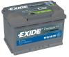 EXIDE EA770 Стартерная аккумуляторная батар; Стартерная аккумуляторная батар