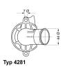 WAHLER 4281.87D Термостат, охлаждающая жидкость