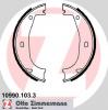 ZIMMERMANN 10990.103.3 Комплект тормозных колодок, стояночная тормозная система
