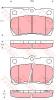 TRW GDB3399 Комплект тормозных колодок, диско