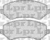 LPR 05P1005 Комплект тормозных колодок, диско