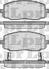 LPR 05P1220 Комплект тормозных колодок, диско