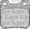 LPR 05P584 Комплект тормозных колодок, диско