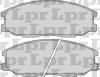 LPR 05P858 Комплект тормозных колодок, диско