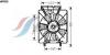 AVA COOLING SYSTEMS HD7533 Вентилятор, охлаждение двигателя