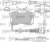 VALEO 598463 Комплект тормозных колодок, диско