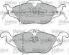 VALEO 598322 Комплект тормозных колодок, диско