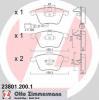 ZIMMERMANN 23801.200.1 Комплект тормозных колодок, диско