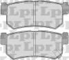 LPR 05P1210 Комплект тормозных колодок, диско