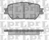LPR 05P1361 Комплект тормозных колодок, диско