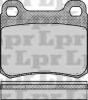 LPR 05P158 Комплект тормозных колодок, диско