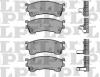 LPR 05P559 Комплект тормозных колодок, диско