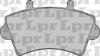 LPR 05P884 Комплект тормозных колодок, диско