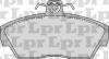 LPR 05P922 Комплект тормозных колодок, диско