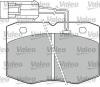 VALEO 598586 Комплект тормозных колодок, диско