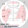 ZIMMERMANN 24046.185.1 Комплект тормозных колодок, диско