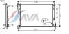 AVA COOLING SYSTEMS FDA2325 Радиатор, охлаждение двигател