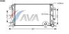 AVA COOLING SYSTEMS MS2402 Радиатор, охлаждение двигател