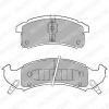DELPHI LP897 Комплект тормозных колодок, диско