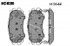 ICER 181644 Комплект тормозных колодок, диско