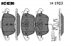 ICER 181923 Комплект тормозных колодок, диско