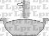 LPR 05P668 Комплект тормозных колодок, диско