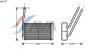AVA COOLING SYSTEMS AU6177 Теплообменник, отопление салона