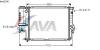 AVA COOLING SYSTEMS BWA2186 Радиатор, охлаждение двигател