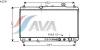 AVA COOLING SYSTEMS TO2236 Радиатор, охлаждение двигател