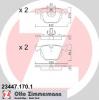 ZIMMERMANN 23447.170.1 Комплект тормозных колодок, диско