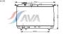 AVA COOLING SYSTEMS HY2106 Радиатор, охлаждение двигател