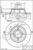 BREMBO 08.5709.10 Тормозной диск