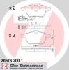 ZIMMERMANN 20676.200.1 Комплект тормозных колодок, диско