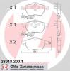 ZIMMERMANN 23018.200.1 Комплект тормозных колодок, диско