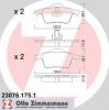 ZIMMERMANN 23076.175.1 Комплект тормозных колодок, диско