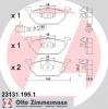 ZIMMERMANN 23131.195.1 Комплект тормозных колодок, диско