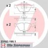 ZIMMERMANN 23183.195.1 Комплект тормозных колодок, диско